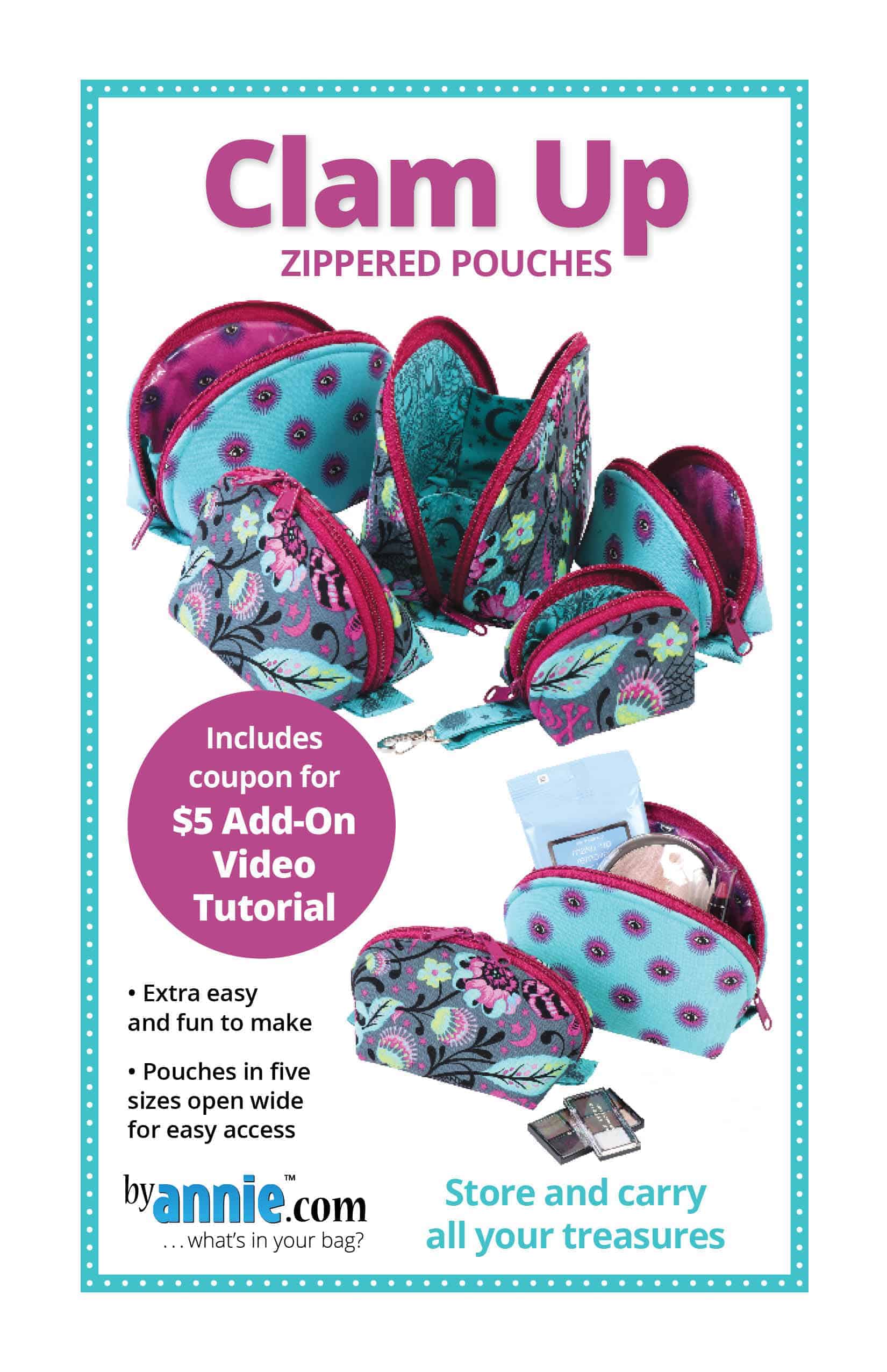Double Zip Gear Bags 20 Pattern by Annie 815217022734  Quilt in a Day  Patterns